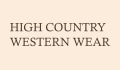 High Country Western Wear Coupons